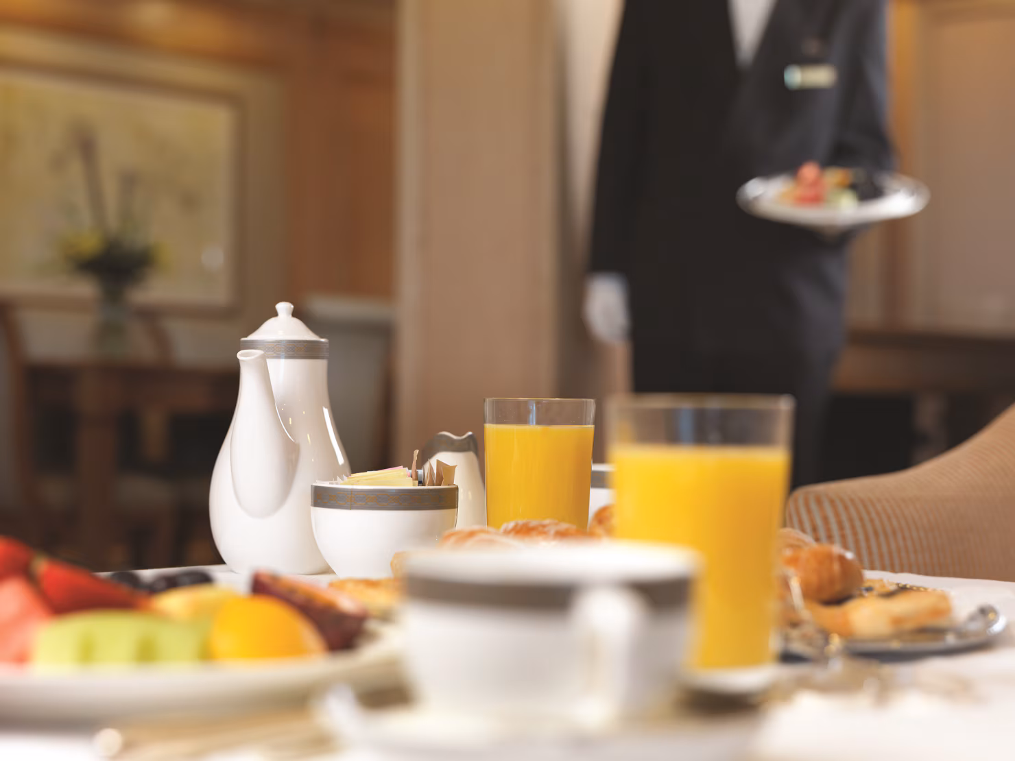 Room service on Queen Victoria